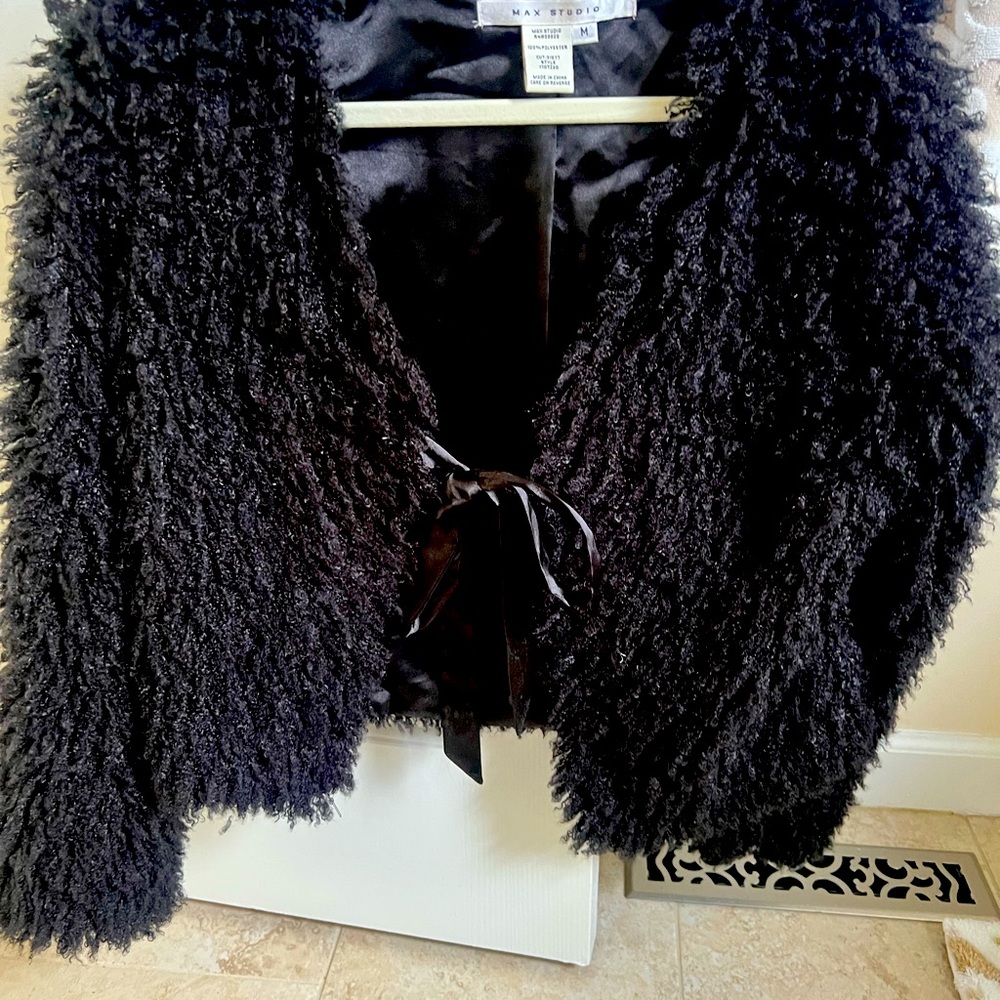 Max Studio furry sweater